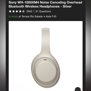 Sony Wireless Bluetooth headphones like new
